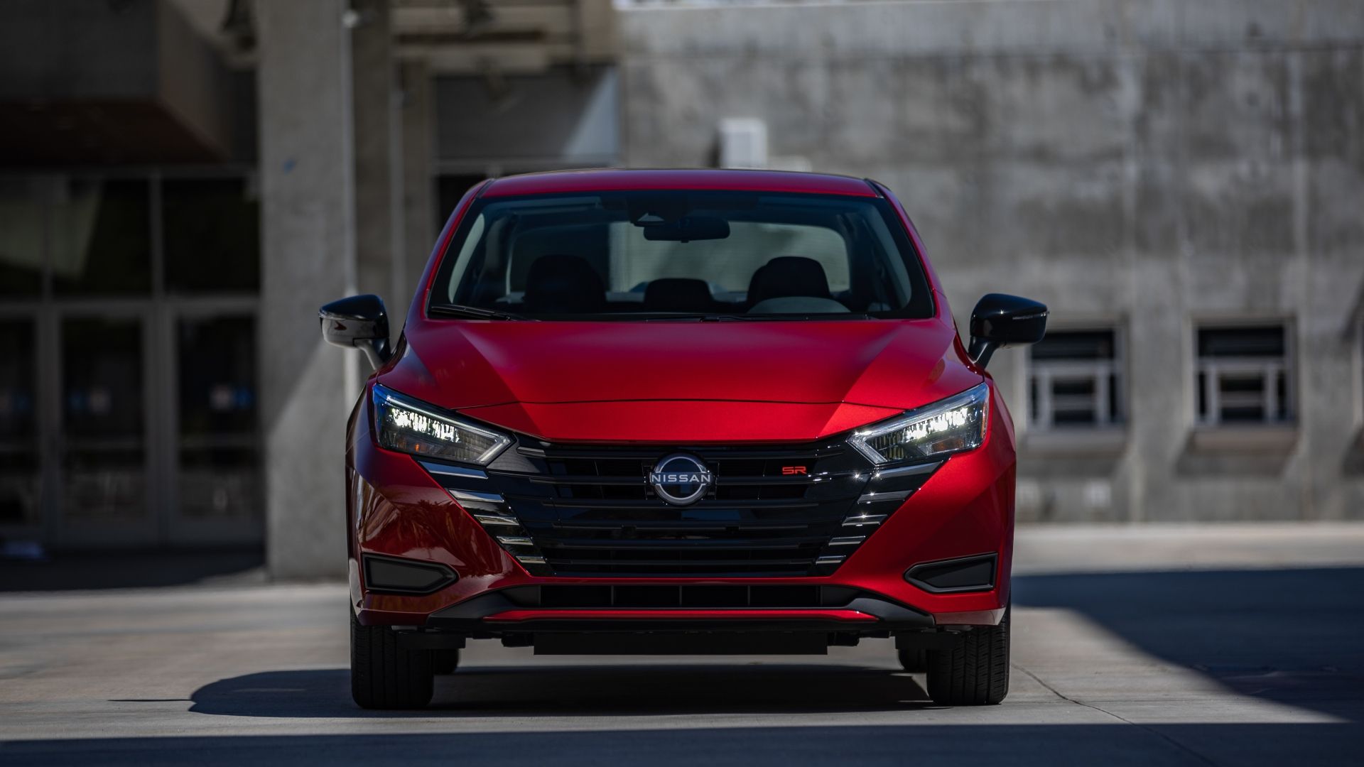 Head-on shot of a 2025 Nissan Versa