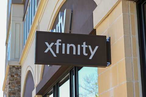 Signage outside of an Xfinity retail location.