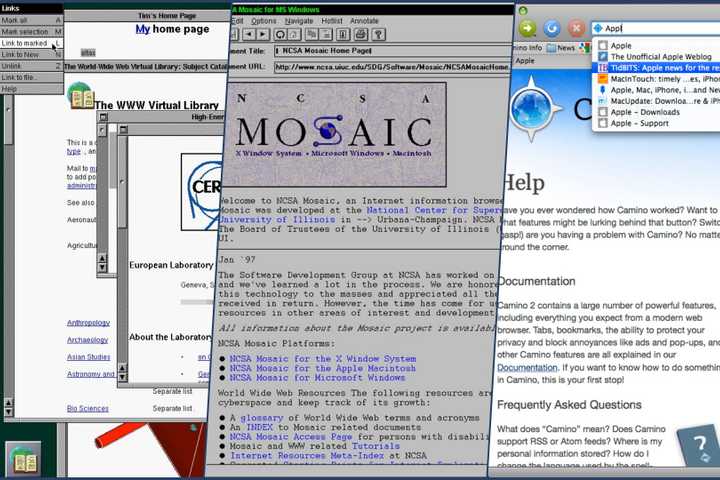 Defunct web browsers.