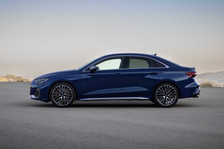 Side profile of a 2025 Audi S3