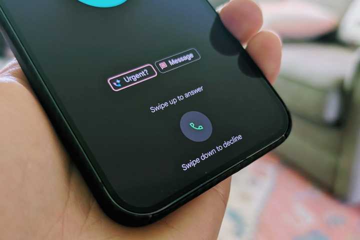 Google Pixel call screen UI