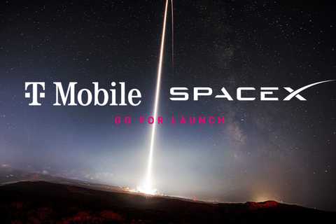 T-Mobile SpaceX Launch with stars in view