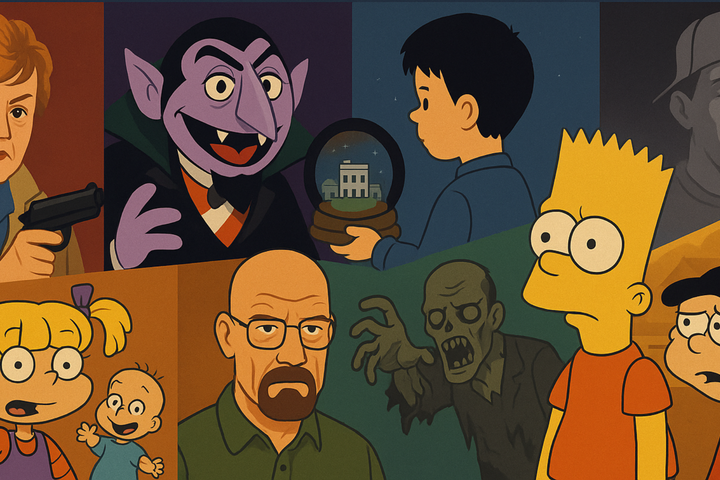 A montage of TV shows that have wild fan theories.
