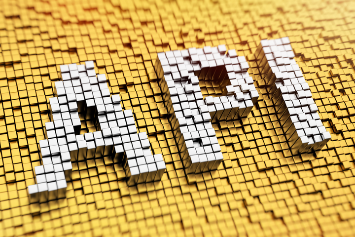 the word api written in cubes