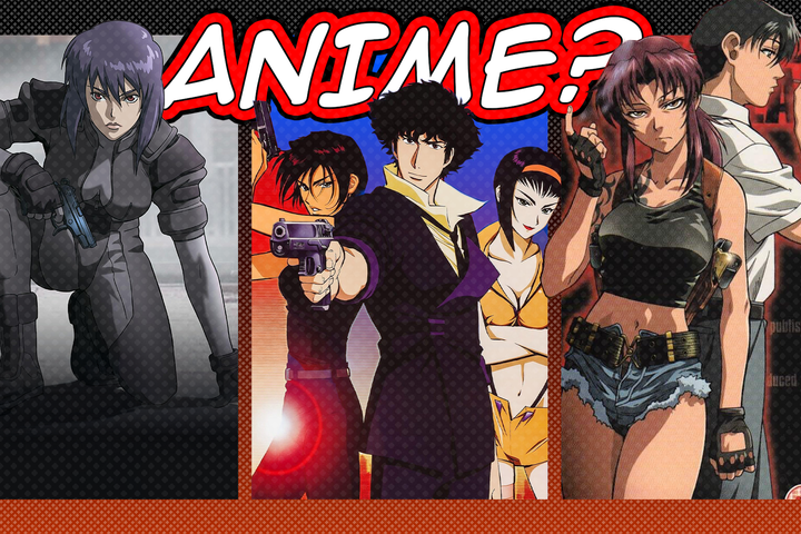 Some anime covers with 'Anime' written at the top.
